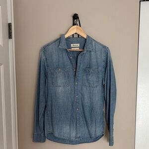 Madewell chambray denim shirt